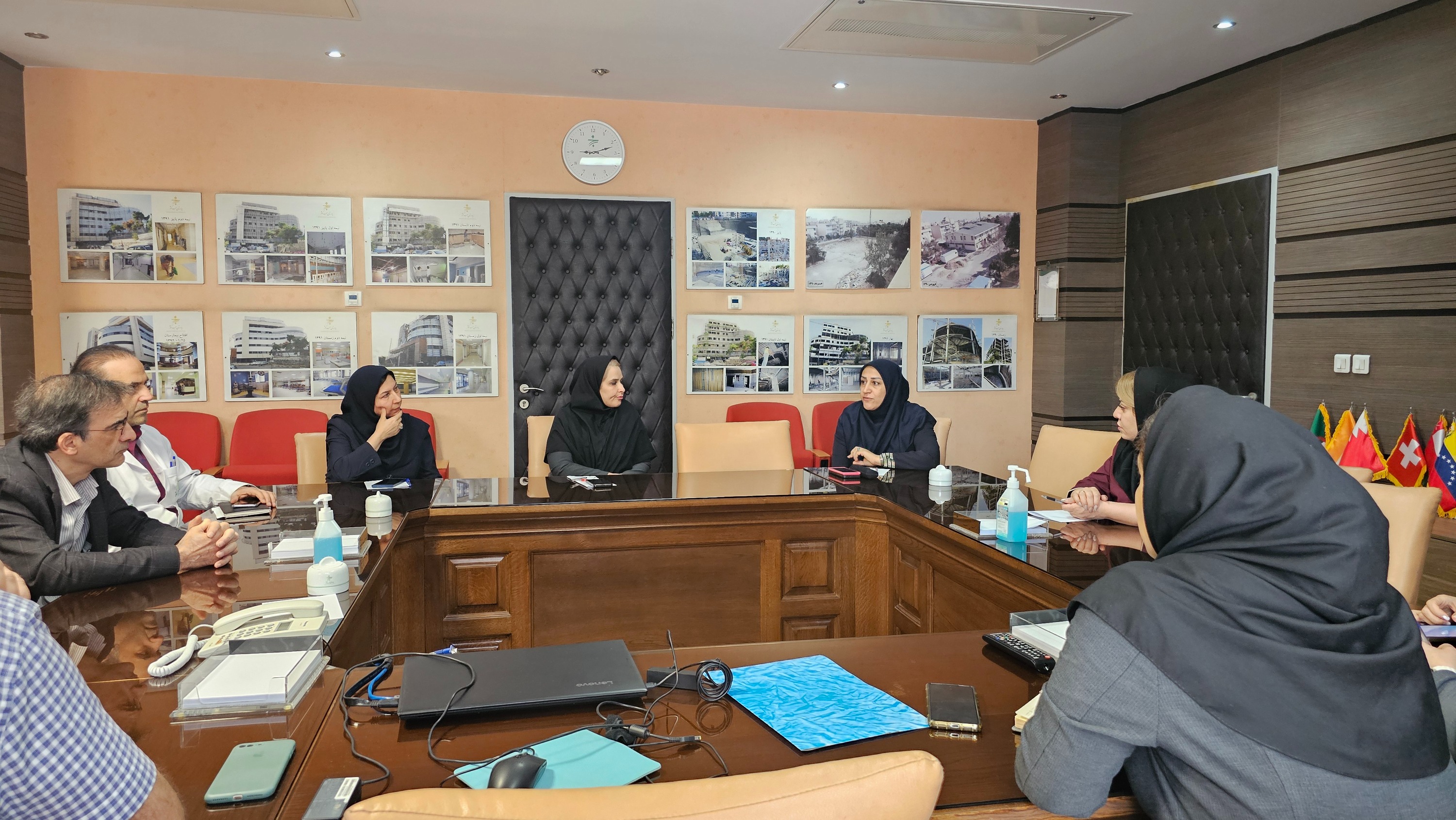 تشکیل جلسه ستاد بحران بیمارستان با حضور مترون بیمارستان شفایحیایان